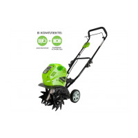 Культиватор аккумуляторный Greenworks G40TLK4 (в комплекте АКБ + ЗУ)