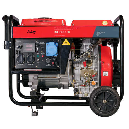 Генератор дизельный FUBAG DS 5500 A ES с электростартером и коннектором автоматики Генератор дизельный FUBAG DS 5500 A ES с электростартером и коннектором автоматики