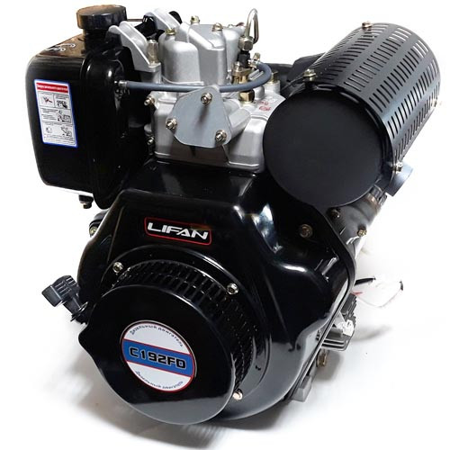 Двигатель дизельный Lifan C192F-D(вал 25мм) 12.5лс 6А