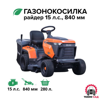 Газонокосилка бензиновая самоходная с сиденьем (райдер) ELAND LT-4384P