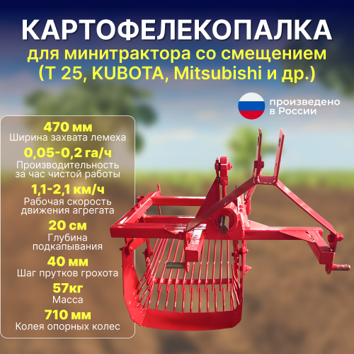 Картофелекопалка ККМ-5 к минитракторам