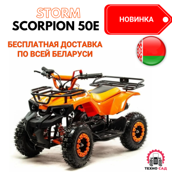 Квадроцикл детский Storm Scorpion 50 E