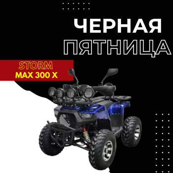 Квадроцикл Storm MAX 300 X ПОЛНЫЙ ПРИВОД (с ПСМ)