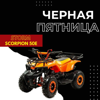 Квадроцикл детский Storm Scorpion 50 E