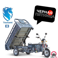 Электротрицикл  грузовой Tsunami E3 с гидроподъемом